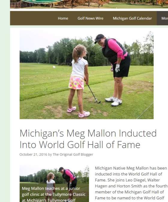 GolfBlogger With Featured Image