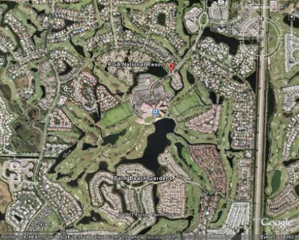 Satellite Photos of The PGA National Champion Course - GolfBlogger Golf 