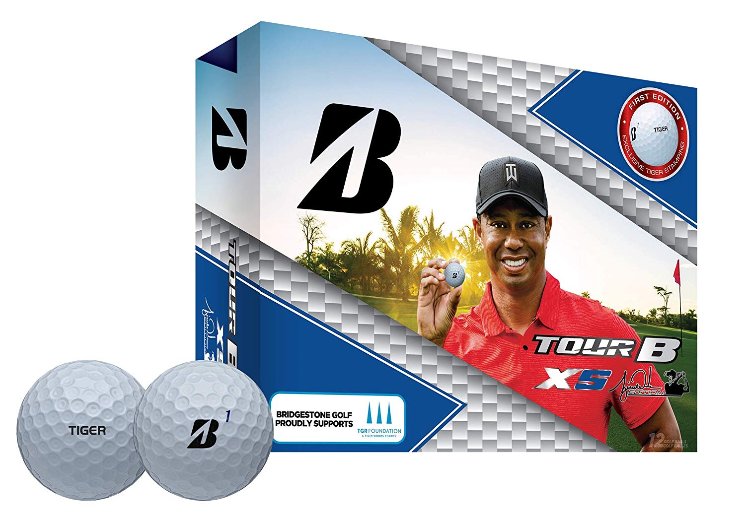 Bridgestone Tour B Xs Tiger Woods Golf Ball - GolfBlogger Golf Blog